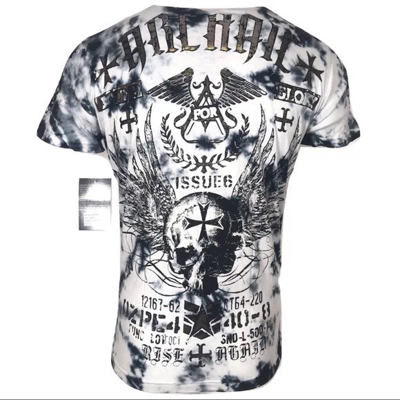Affliction Other - ARCHAIC by AFFLICTION T-Shirt BLACK PRAYER